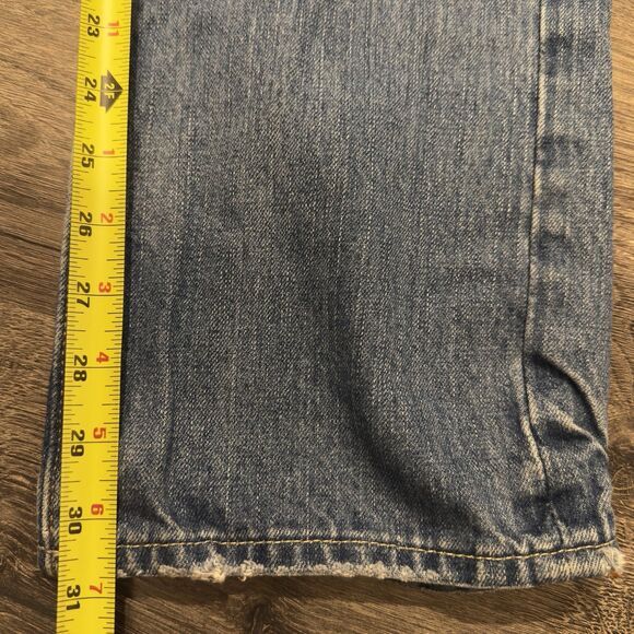 Abercrombie & Fitch Relaxed Straight Jeans Med Wash Distressed Rips Men’s 28x30 - Picture 6 of 8